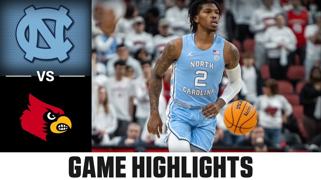 Louisville vs. North Carolina Men's Basketball Highlights (2021-22