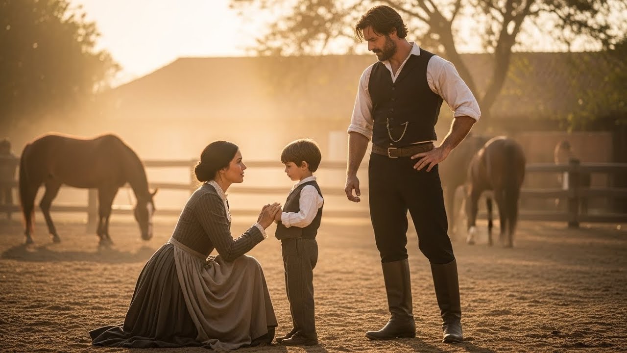Hacendado viudo finge ser pobre para hallar una madre — pero la más sencilla lo dejó sin palabras!