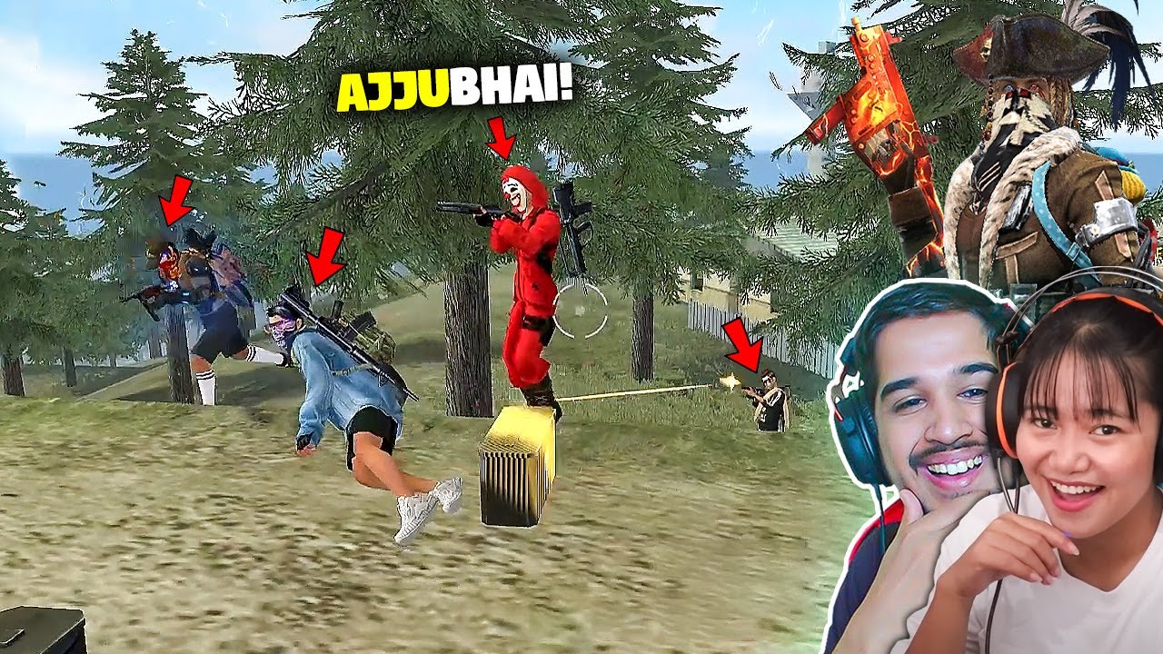AJJUBHAI FUN WITH @Sooneeta ,AMITBHAI AND @Munnabhaigaming - FREE FIRE ...