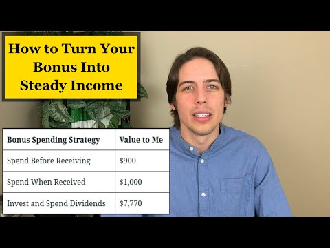 Video: How To Spend A Bonus