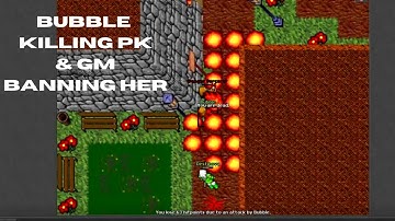 Old Tibia - BUBBLE EK 193 Killing PK & GM Banning Her (2004 7.3) Antica
