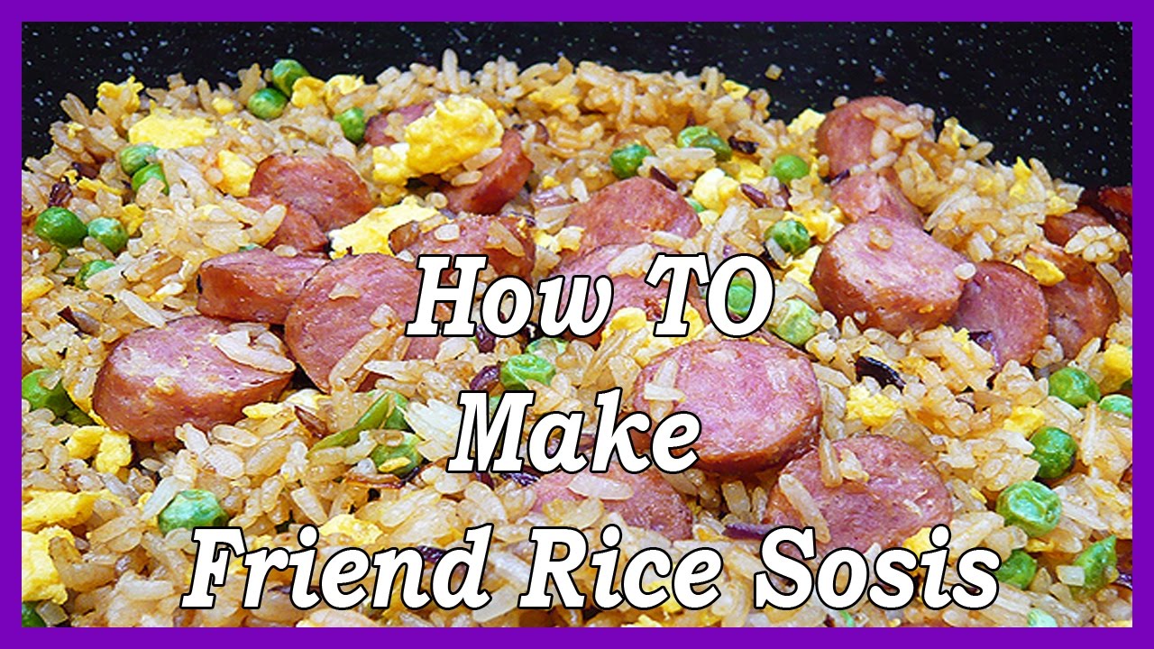 How To Make Friend Rice Sosis - YouTube