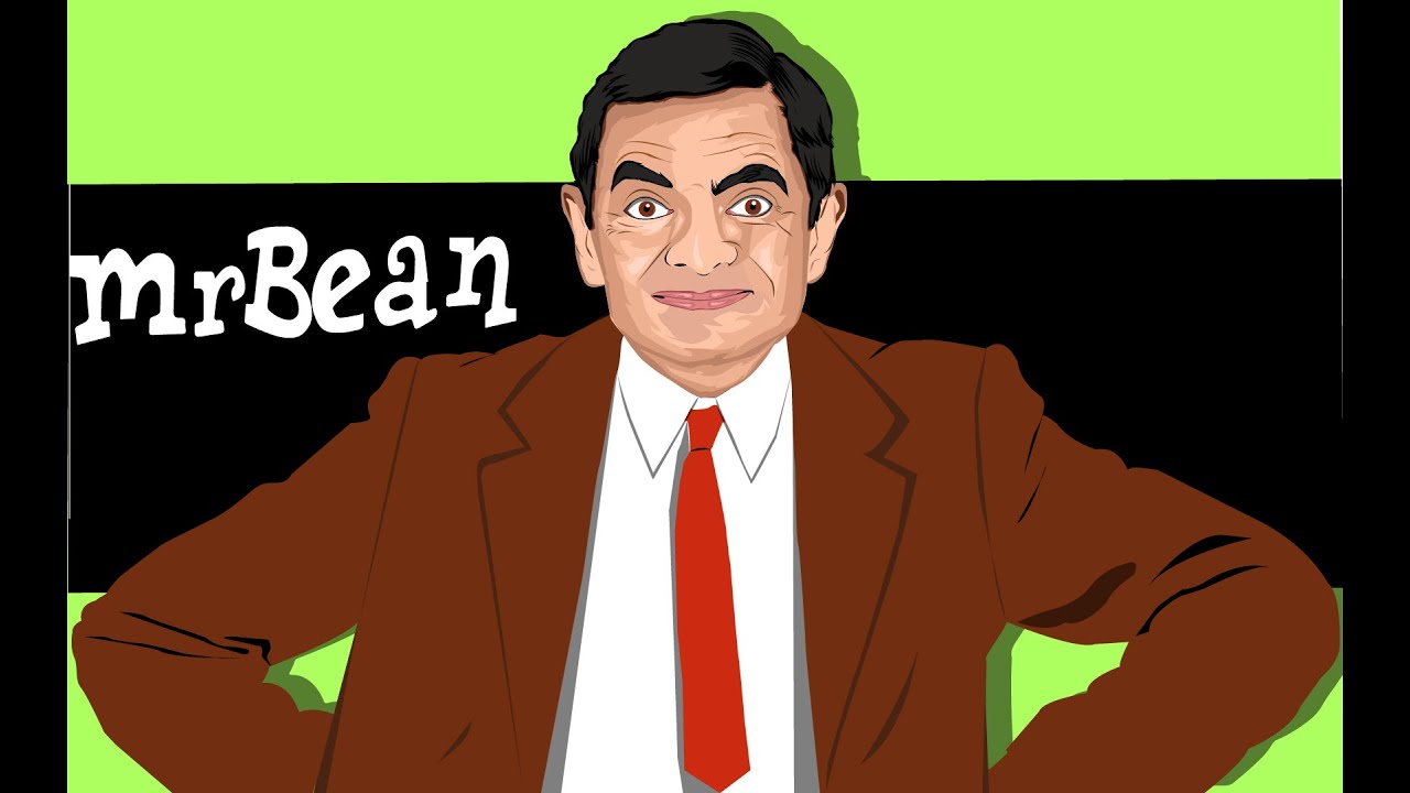 SpeedArt Mr.Bean Vector Art in Adobe Illustrator