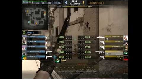 Sick 1v5 ace clutch on CSGO  EZ