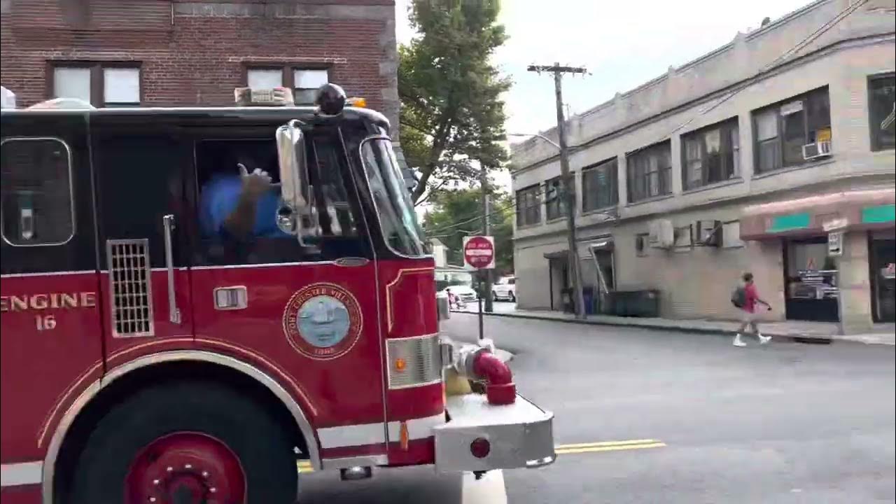 Port Chester Engine 61 (Spare) Responding To 1 Tamarack Road For a