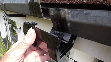 How to renew a gutter connector if yours is leaking.