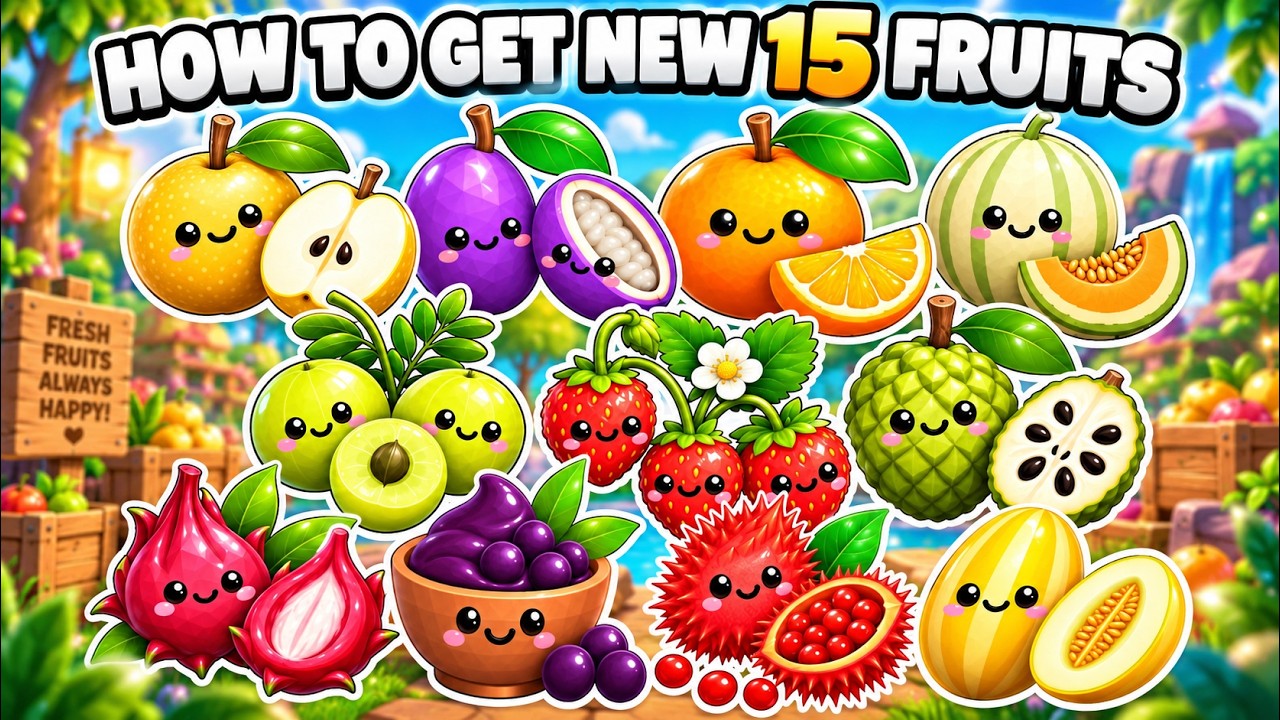 How To Get New 15 Fruits in Find the Fruits [63] | Roblox - YouTube
