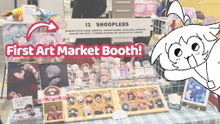 Boothing at an ART MARKET for the very first time!