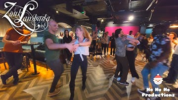 Zouk Lambada U.K. - Spontaneous demonstration by Patricia, Sylvia, Pedro and Toni 🎅🏿