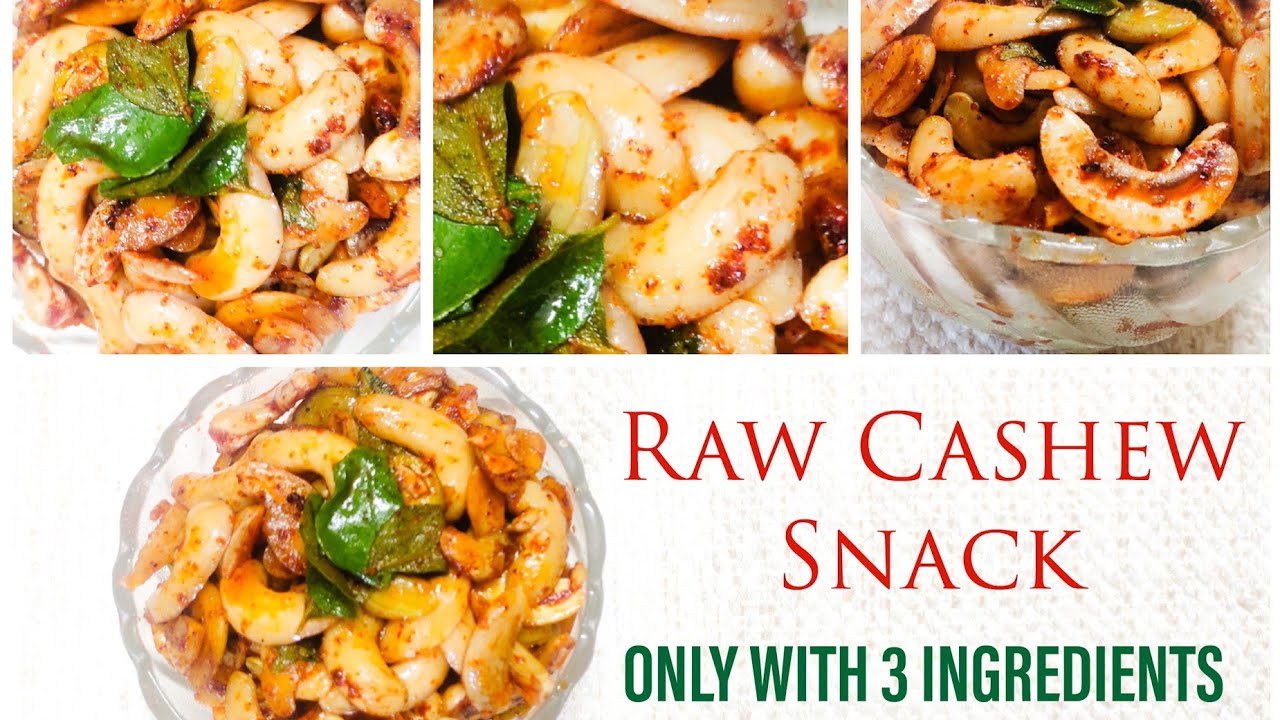Raw cashew snack(only with three ingredients) Telugu Vlogs SHAS