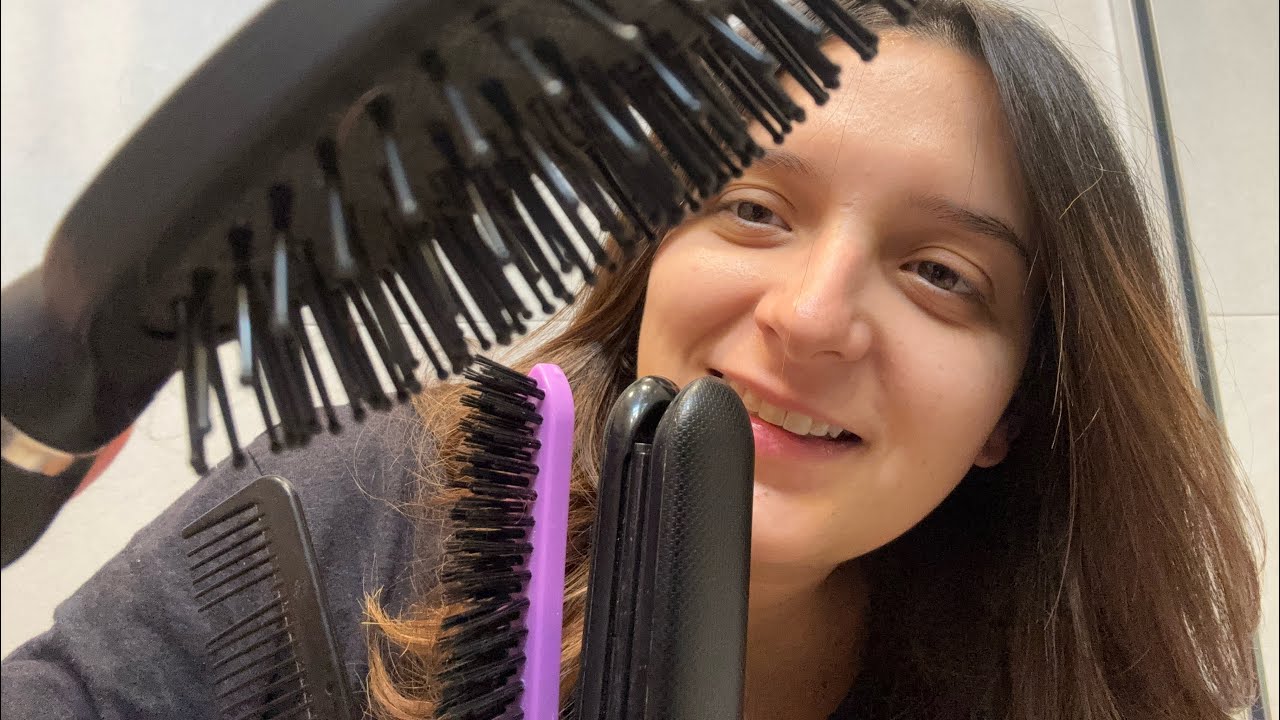 ASMR✨Retocando y perfeccionando tu peinado 💇🏻‍♀️💆🏻‍♀️