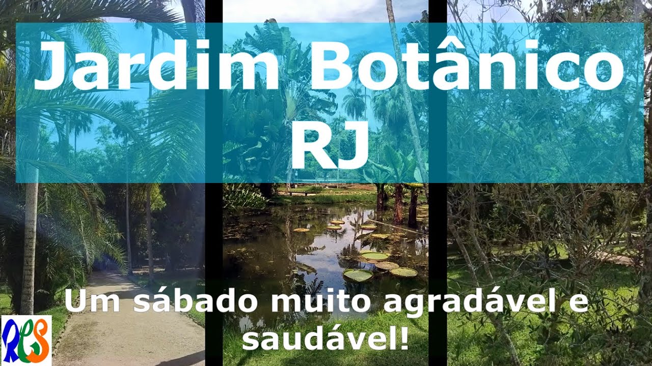 Sábado alegre e saudável no Jardim Botânico RJ