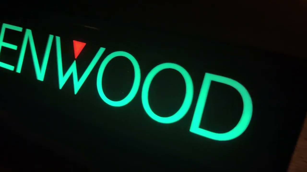 KENWOOD KSC-3090 据え置き型 光るボックススピーカー LED イルミ 箱型
