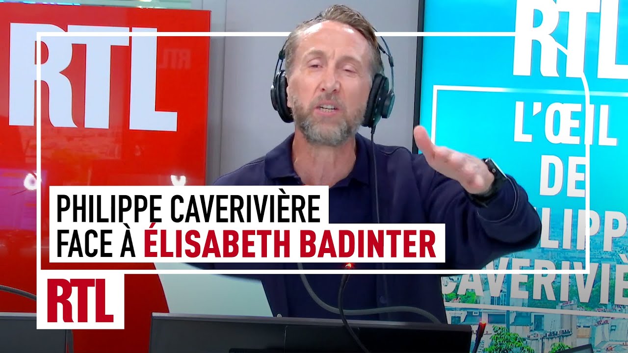 Philippe Caverivière face à Elisabeth Badinter