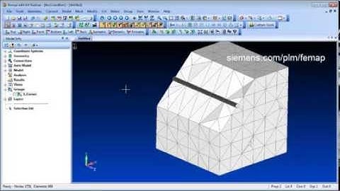FEMAP -- SOLID MESHING WITH BEAMS