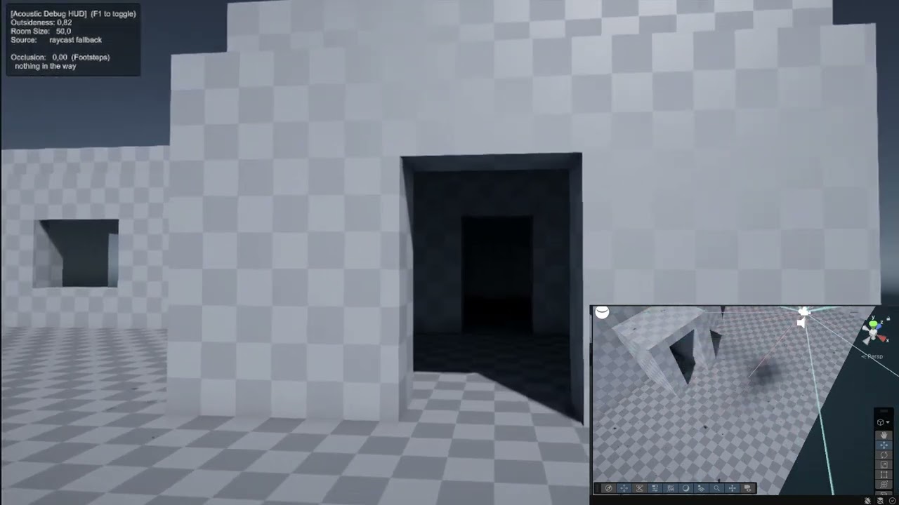 Raytraced Spatial Audio - Dynamic Acoustics, Dynamic Occlusion, video preview 3