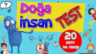 Doğa Ve İnsan Test 20 Soru Ve Cevap