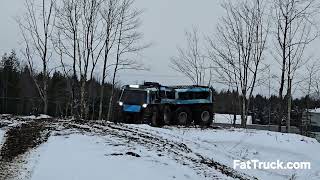 Fat Truck Ft5 Wagon Is Simply Amazing Climb With Ease A 70% Grade Hills With 16 Workers