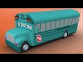Passengers Bus, Transport Vehicles, Formation and Uses, Animated Cartoon for Kids