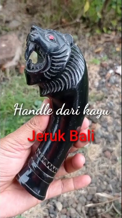 GAGANG GOLOK DARI KAYU LANGKA