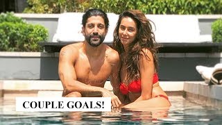 Farhan Akhtar shares a sizzling pool picture with bikini-clad Shibani Dandekar