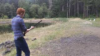 Shooting the Chaszel 12 gauge to 357 magnum adapter