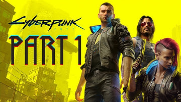 Cyberpunk 2077 Part 1 Stater Training | Walkthrough | Gameplay | New Game | (4K 60fps)