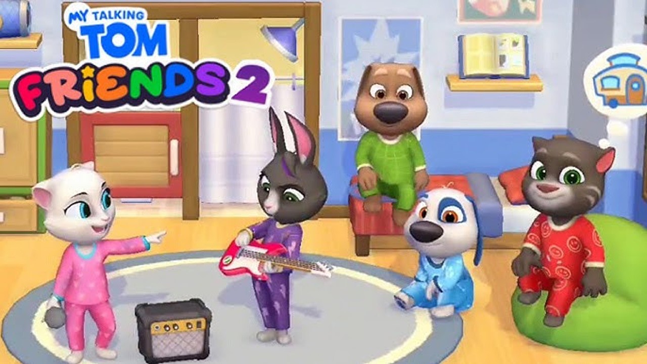 The talking Tom performed together on the big stage in beautiful pink costumes.Let's wait and see !!