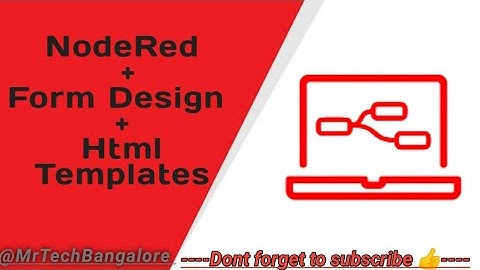 Design Your HTML Form without coding in just 2 minutes 😎#noderedtutorials #nodered