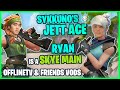 Sykkuno's Jett ACE &amp; Ryan Higa is a SKYE Main! ft Fuslie Kkatamina Natsumiii and Bnans