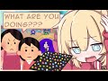 Haachama Mom and Sister watch Haachama in Pain using a Foot Massage Mat【Hololive/Eng Sub】