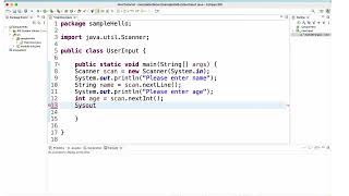 Java get/read user input - 01