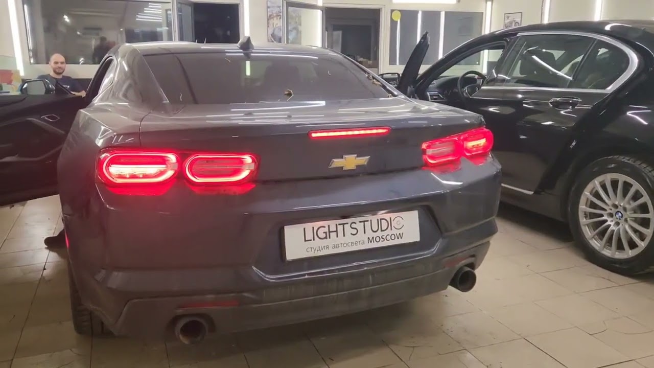 Переделка красных поворотников  Шевроле Камаро ПОСЛЕ работ