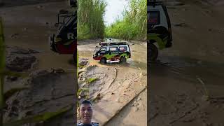 Rc van driving in forest #rcaction #automobile