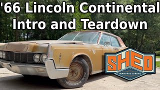Restoring my '66 Lincoln Continental  Intro and Teardown Part 1