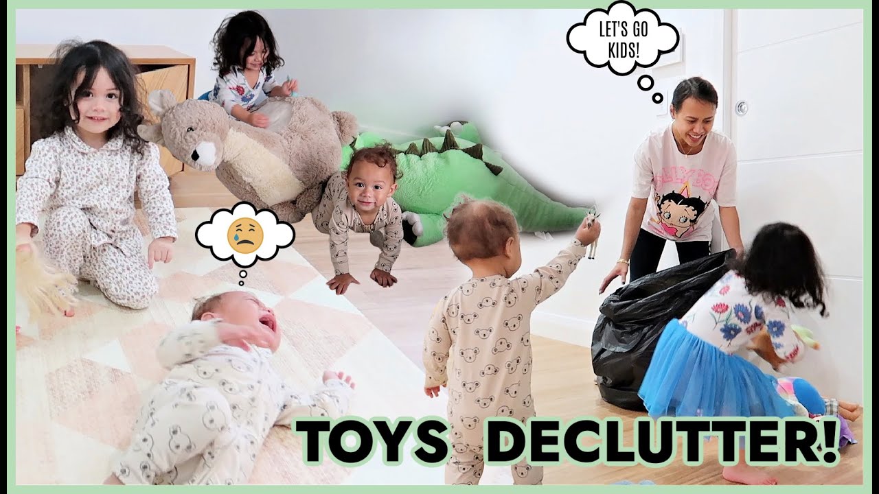 LAGING NAUUWI SA IYAKAN! TINULUNGAN AKO NG MGA BATA MGA DECLUTTER NG