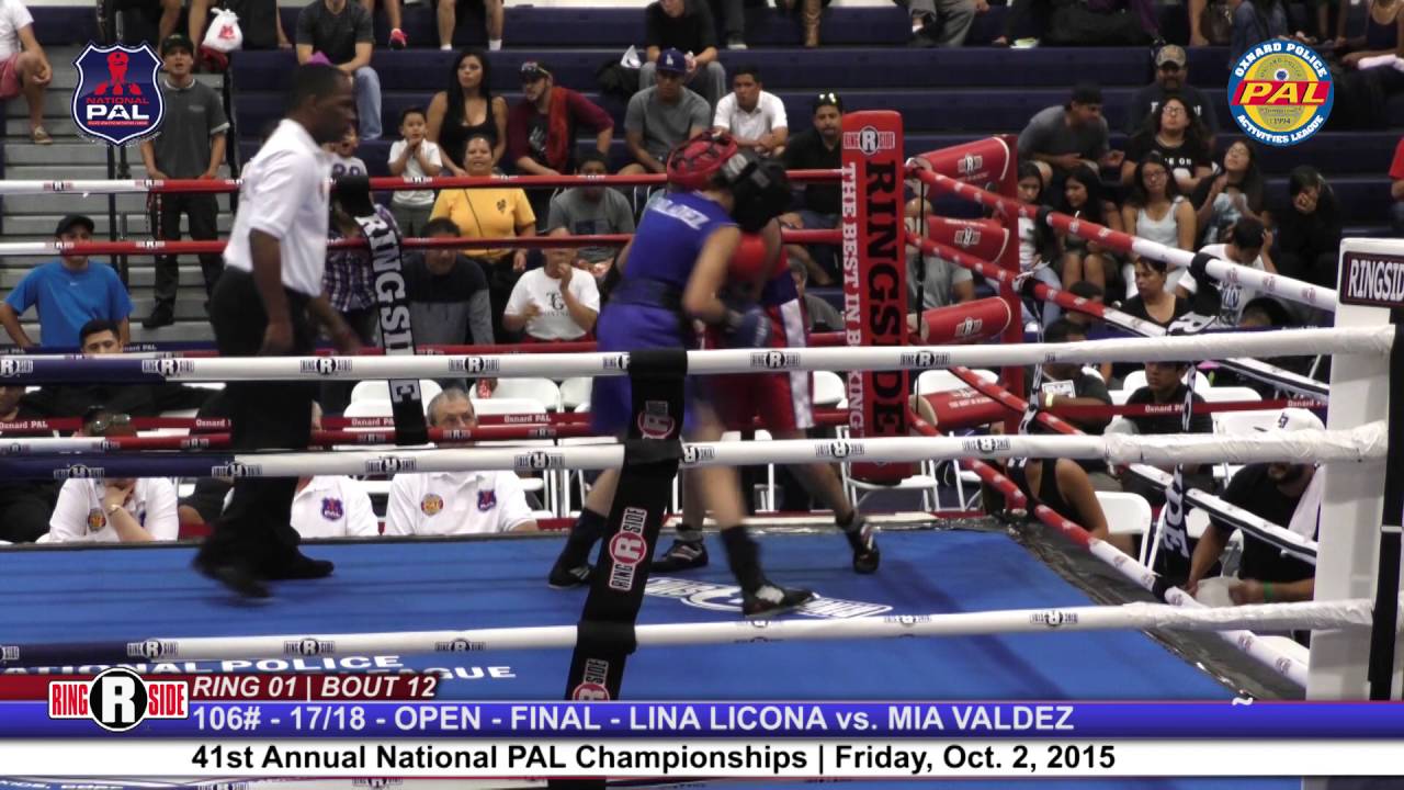 41st Nat. PAL Boxing Tournament LINA LICONA vs. MIA VALDEZ YouTube