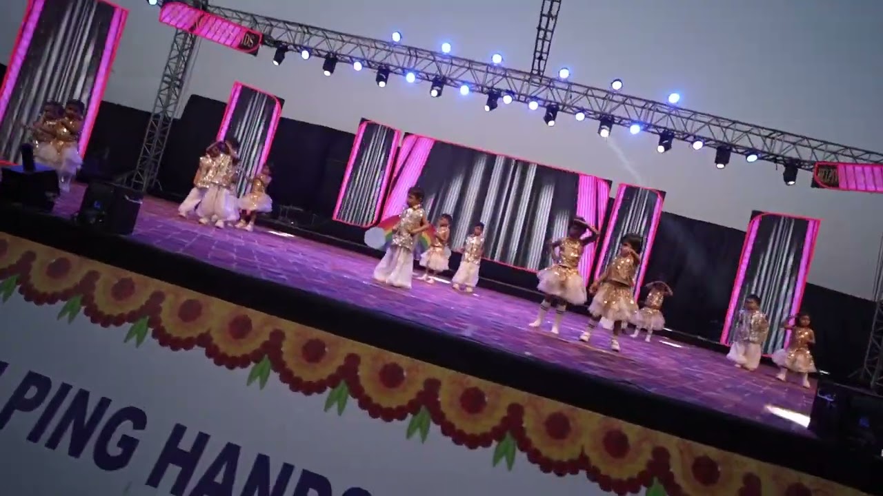 Craving of colour #Helping Hands School #students of class Nursery