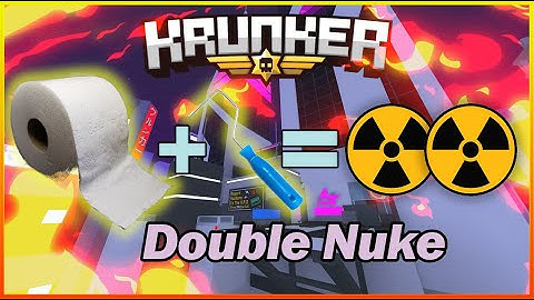 I Got My Frist Double Nuke With A Toilet Paper Unobtainable...