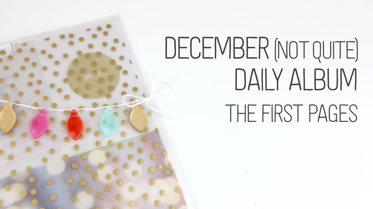 December (not quite) Daily – my first pages
