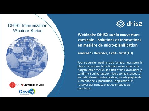 Webinaire sur la micro-planification