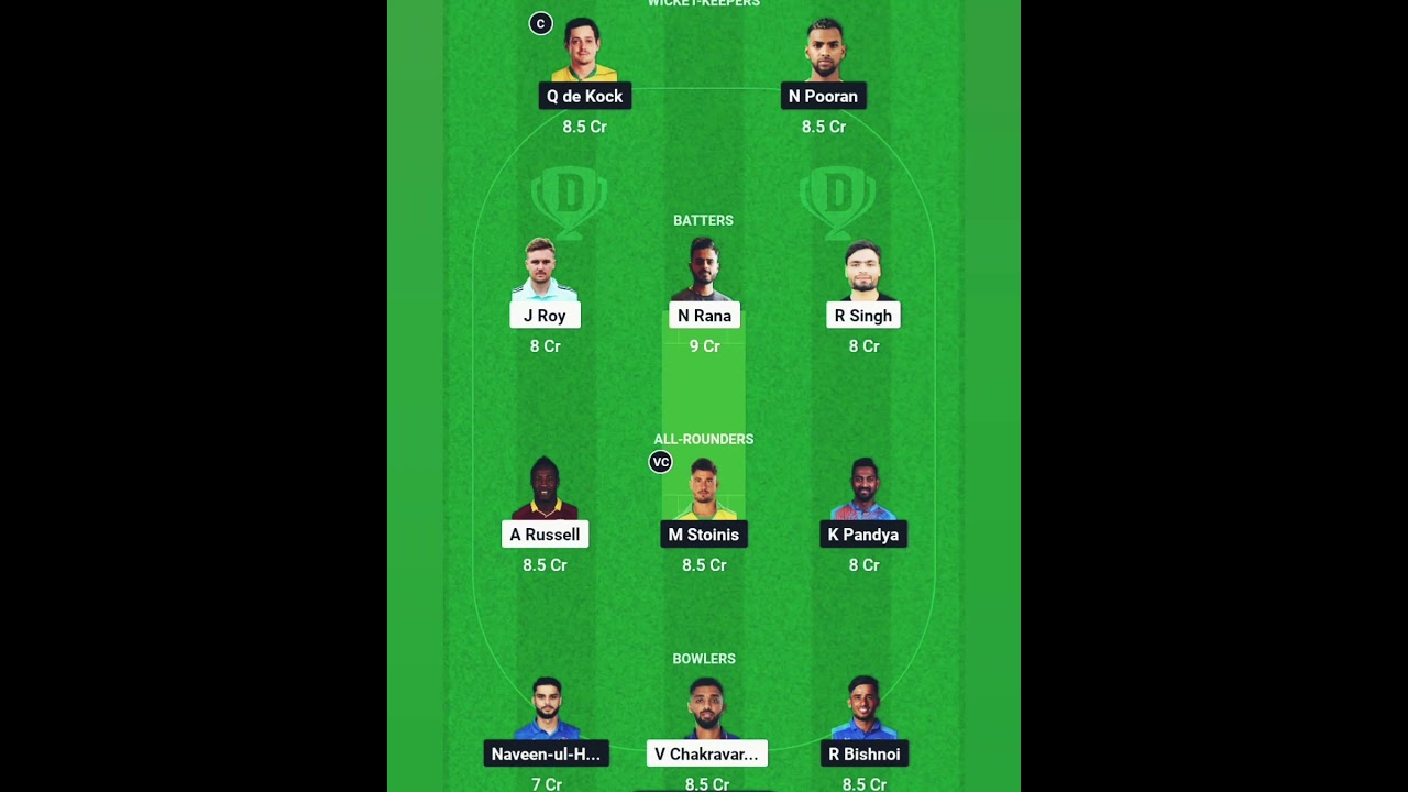 LKN VS KKR Dream 11 prediction # lkn vs kkr Dream 11team# shorts # video # Indian # Gaming # 2.0 #