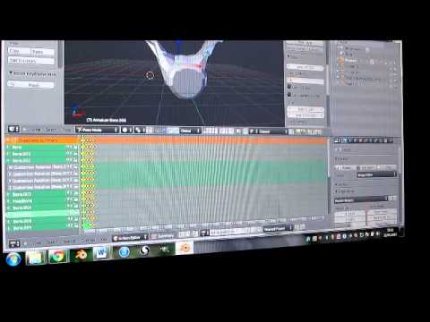 Blender Short Overview Part 3/4: Posing,Animation and Actions