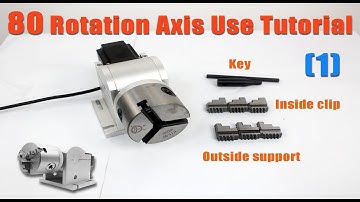 How To Use 80 Rotary Device | 80mm Three Jaw Rotary Axis Rotary Attachment for Fiber Laser Engraver