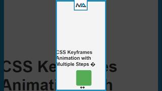 Create a CSS Keyframes Animation in 60 Seconds! ⏱️🔁 (HTML, CSS) #shorts