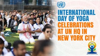 PM Modi takes part in International Day of Yoga celebrations at UN HQ in New York City screenshot 2