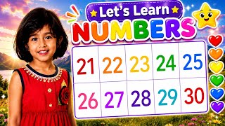 Learn Numbers 21 to 30|Write Numbers 21 to 30|Counting Numbers #225