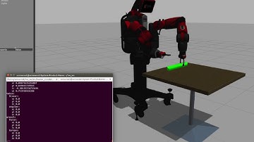 Baxter simulation endpoint state state (force = 0)