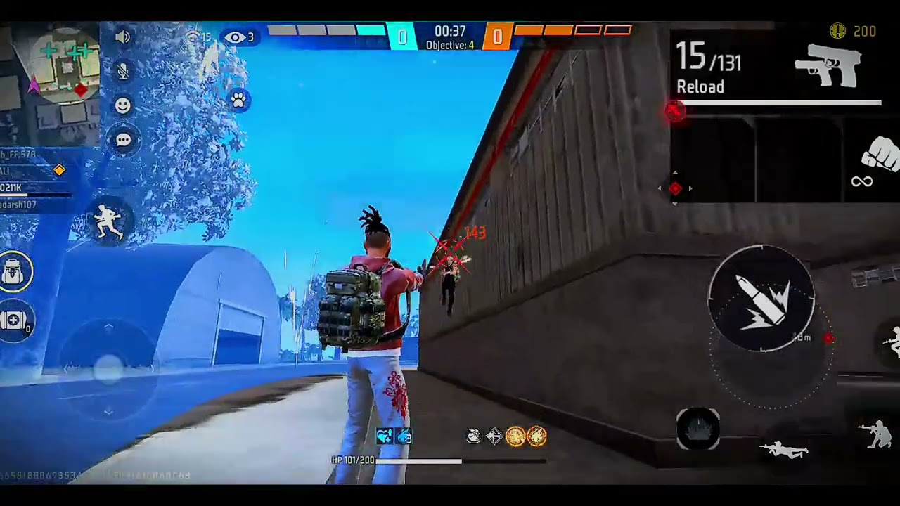 1vs4 ace in free fire 