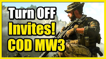 How to Turn Off Game Invites & Friend Requests in COD Modern Warfare 3 (Quick Method)